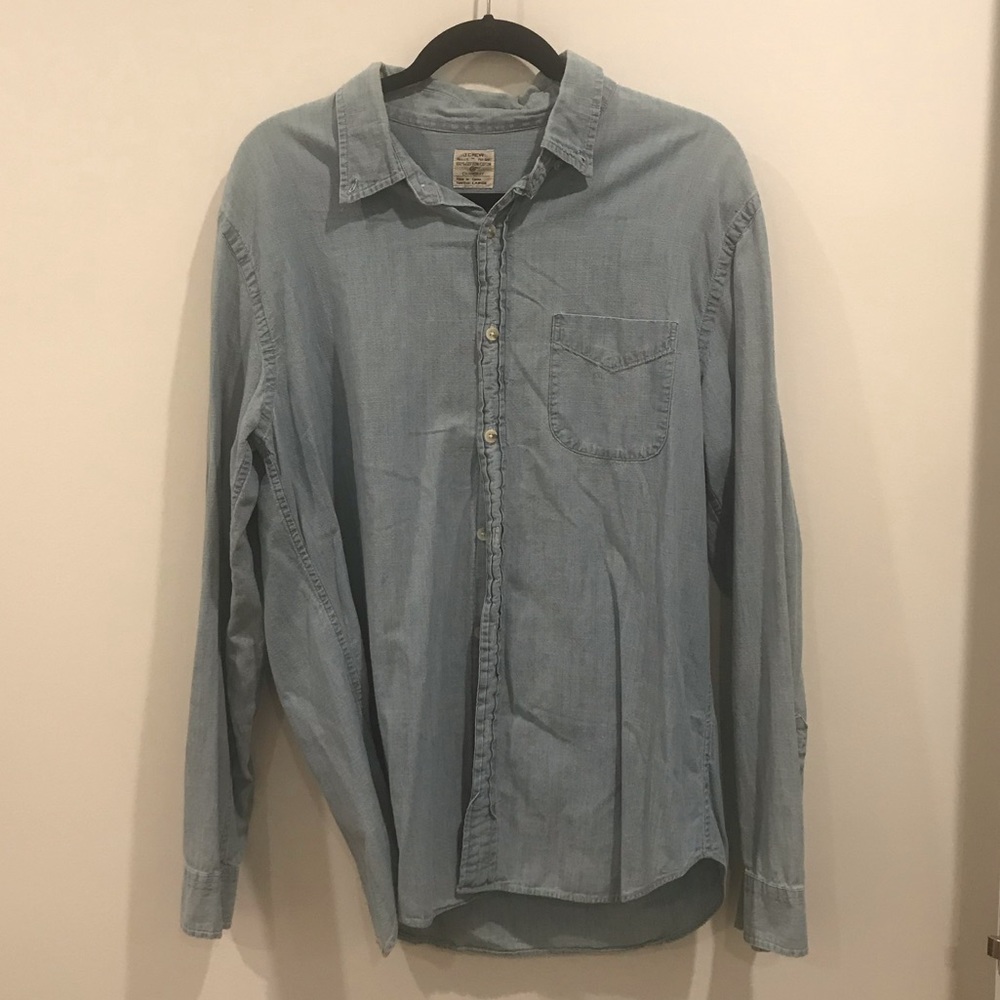 JCrew Button Down Chambray Shirt